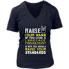Language Pathologist Shirt - Raise your hand if you love Language Pathologist, if not raise your standards - Profession Gift-T-shirt-Teelime | shirts-hoodies-mugs