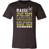 Language Pathologist Shirt - Raise your hand if you love Language Pathologist, if not raise your standards - Profession Gift-T-shirt-Teelime | shirts-hoodies-mugs