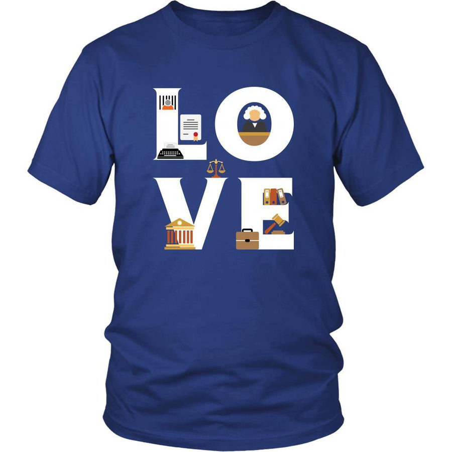Lawyer - LOVE Lawyer - Law Profession/Job Shirt-T-shirt-Teelime | shirts-hoodies-mugs