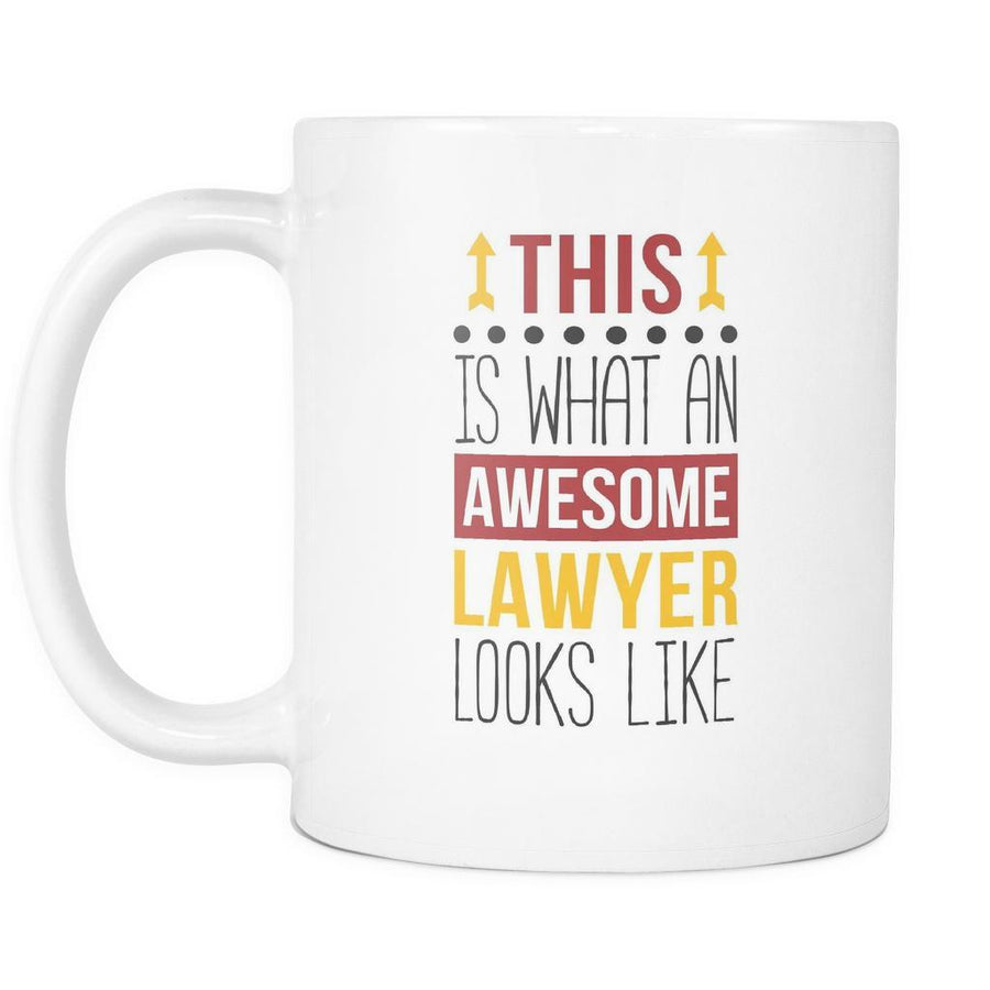 Lawyer mug - Awesome Lawyer-Drinkware-Teelime | shirts-hoodies-mugs