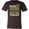 Lawyer Shirt - Raise your hand if you love Lawyer, if not raise your standards - Profession Gift-T-shirt-Teelime | shirts-hoodies-mugs