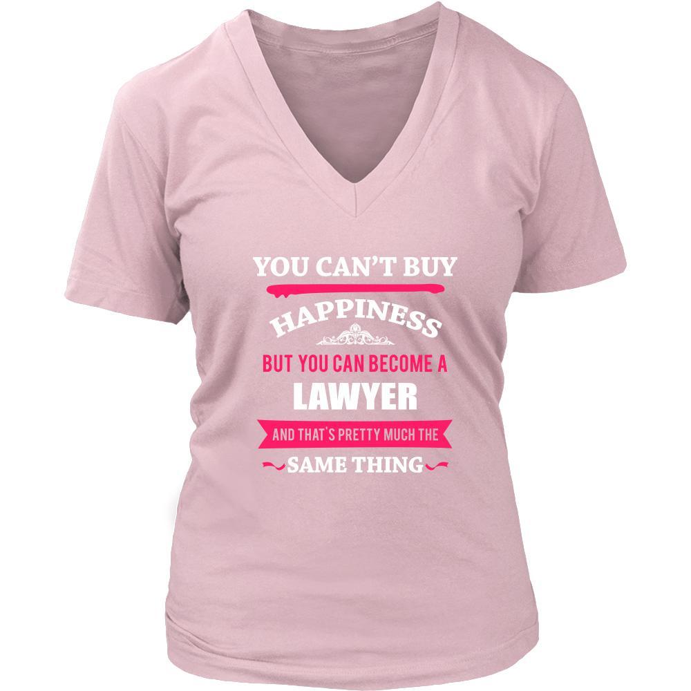 Lawyer Shirt - You can't buy happiness but you can become a Lawyer and that's pretty much the same thing Profession-T-shirt-Teelime | shirts-hoodies-mugs
