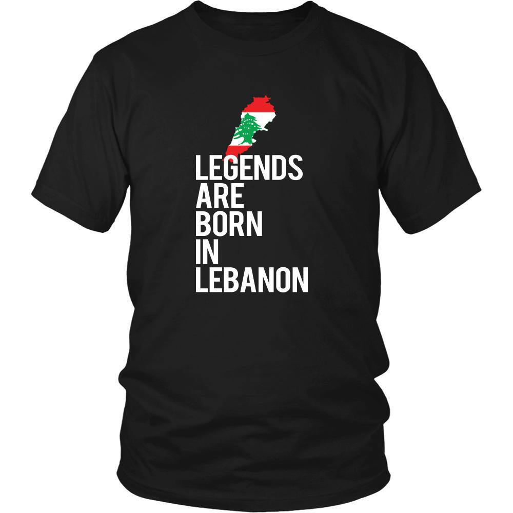 Lebanon Shirt - Legends are born in Lebanon - National Heritage Gift-T-shirt-Teelime | shirts-hoodies-mugs