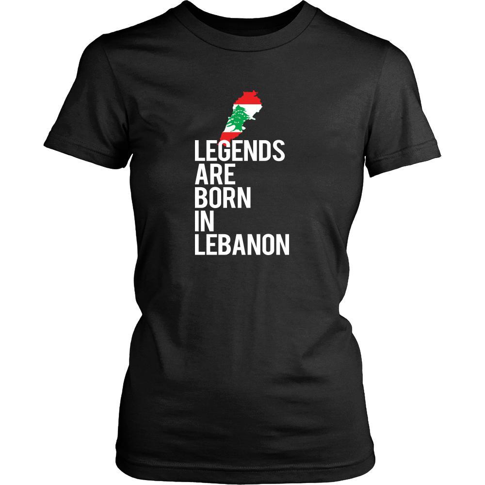 Lebanon Shirt - Legends are born in Lebanon - National Heritage Gift-T-shirt-Teelime | shirts-hoodies-mugs