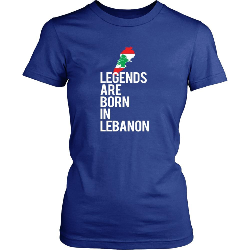 Lebanon Shirt - Legends are born in Lebanon - National Heritage Gift-T-shirt-Teelime | shirts-hoodies-mugs