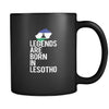 Lesotho Legends are born in Lesotho 11oz Black Mug-Drinkware-Teelime | shirts-hoodies-mugs