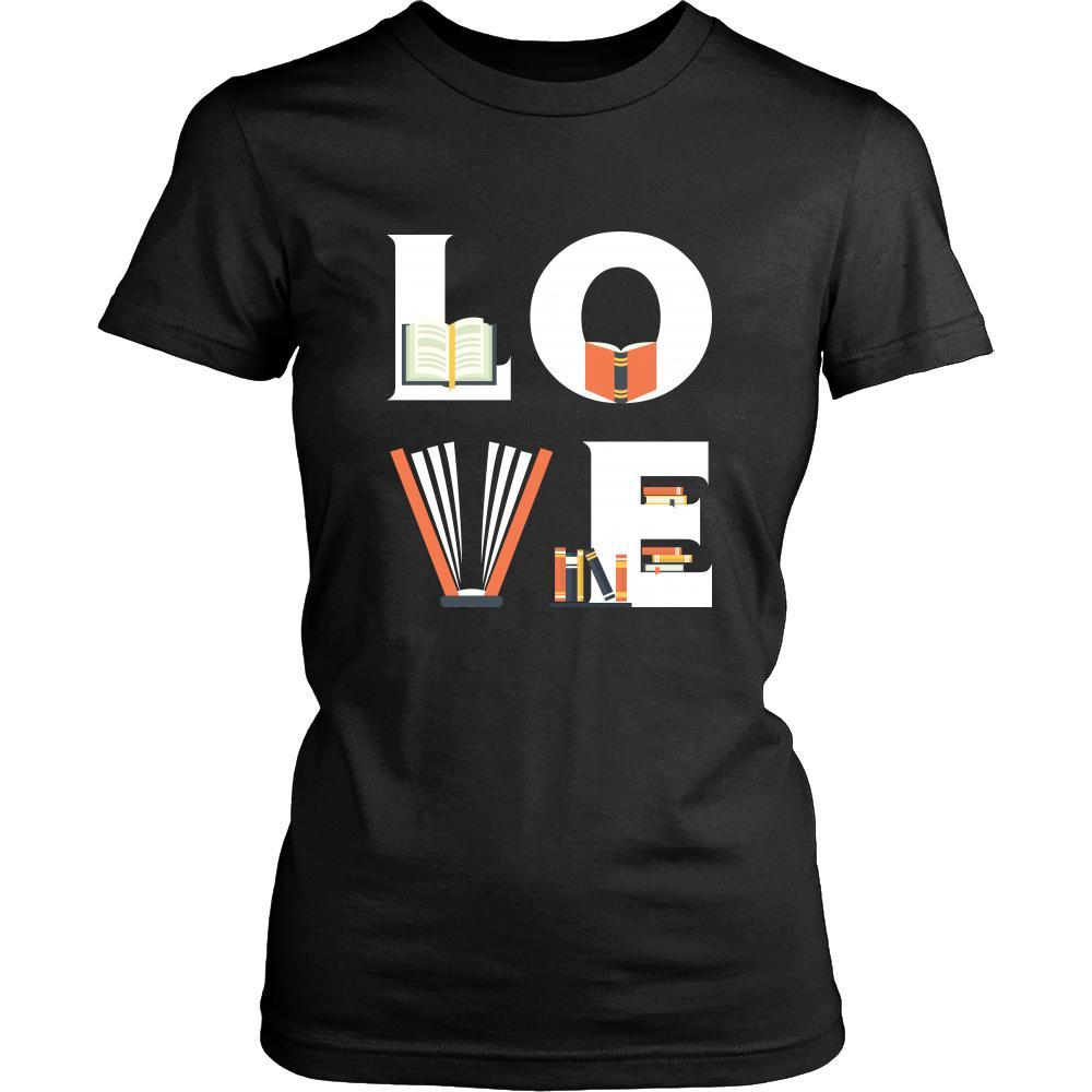 Librarian - LOVE Librarian - Book Profession/Job Shirt-T-shirt-Teelime | shirts-hoodies-mugs