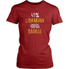 Librarian Shirt - 49% Librarian 51% Badass Profession-T-shirt-Teelime | shirts-hoodies-mugs
