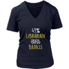 Librarian Shirt - 49% Librarian 51% Badass Profession-T-shirt-Teelime | shirts-hoodies-mugs