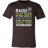 Librarian Shirt - Raise your hand if you love Librarian, if not raise your standards - Profession Gift-T-shirt-Teelime | shirts-hoodies-mugs