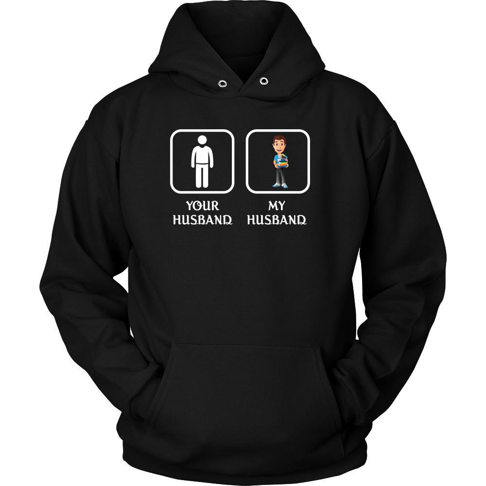 Librarian - Your husband My husband - Mother's Day Profession/Job Shirt-T-shirt-Teelime | shirts-hoodies-mugs