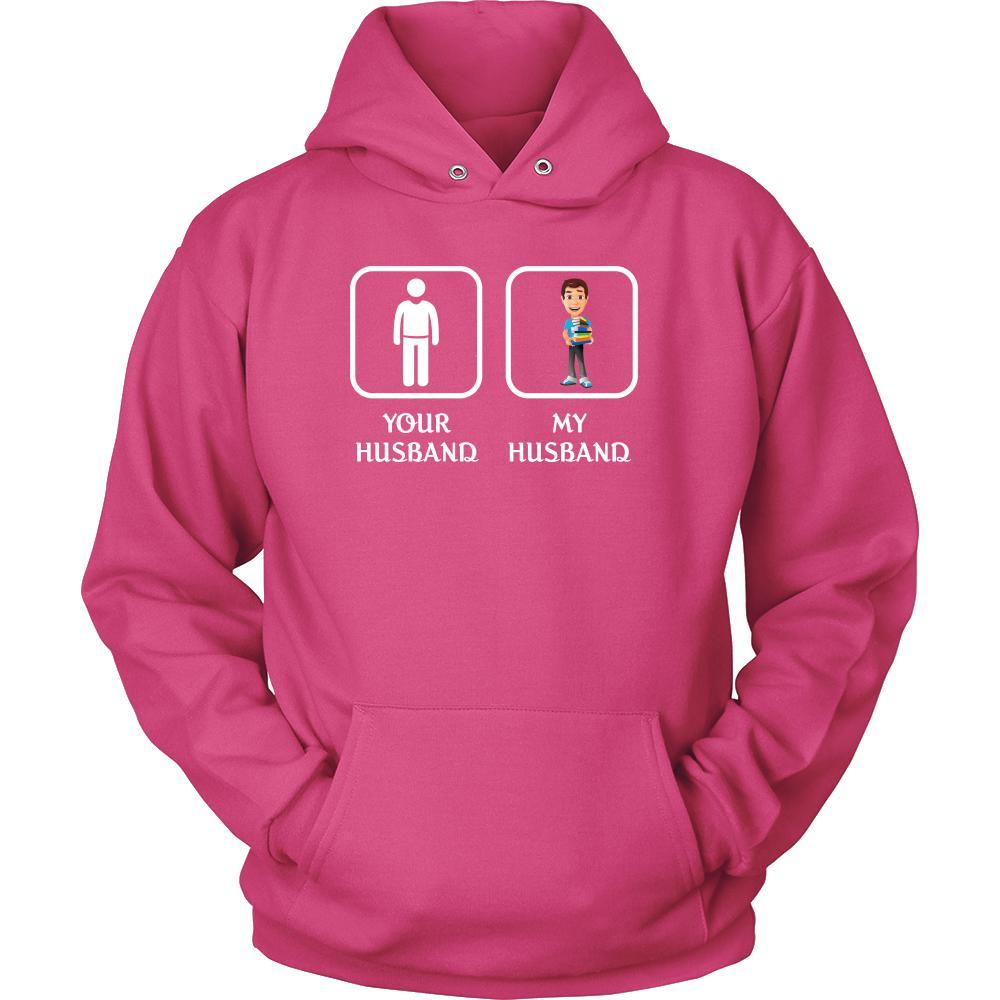 Librarian - Your husband My husband - Mother's Day Profession/Job Shirt-T-shirt-Teelime | shirts-hoodies-mugs