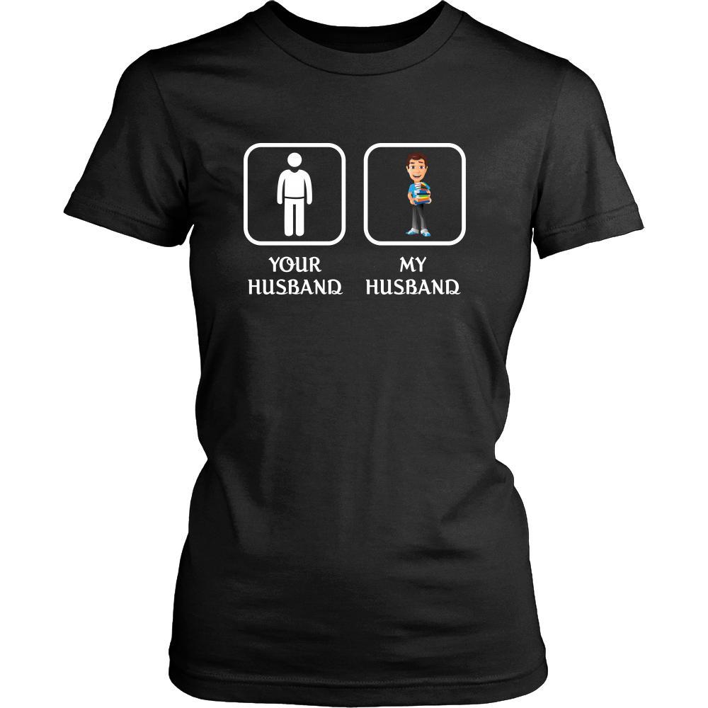 Librarian - Your husband My husband - Mother's Day Profession/Job Shirt-T-shirt-Teelime | shirts-hoodies-mugs