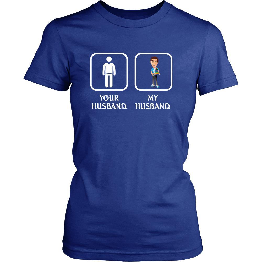 Librarian - Your husband My husband - Mother's Day Profession/Job Shirt-T-shirt-Teelime | shirts-hoodies-mugs