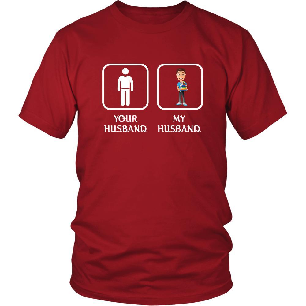 Librarian - Your husband My husband - Mother's Day Profession/Job Shirt-T-shirt-Teelime | shirts-hoodies-mugs