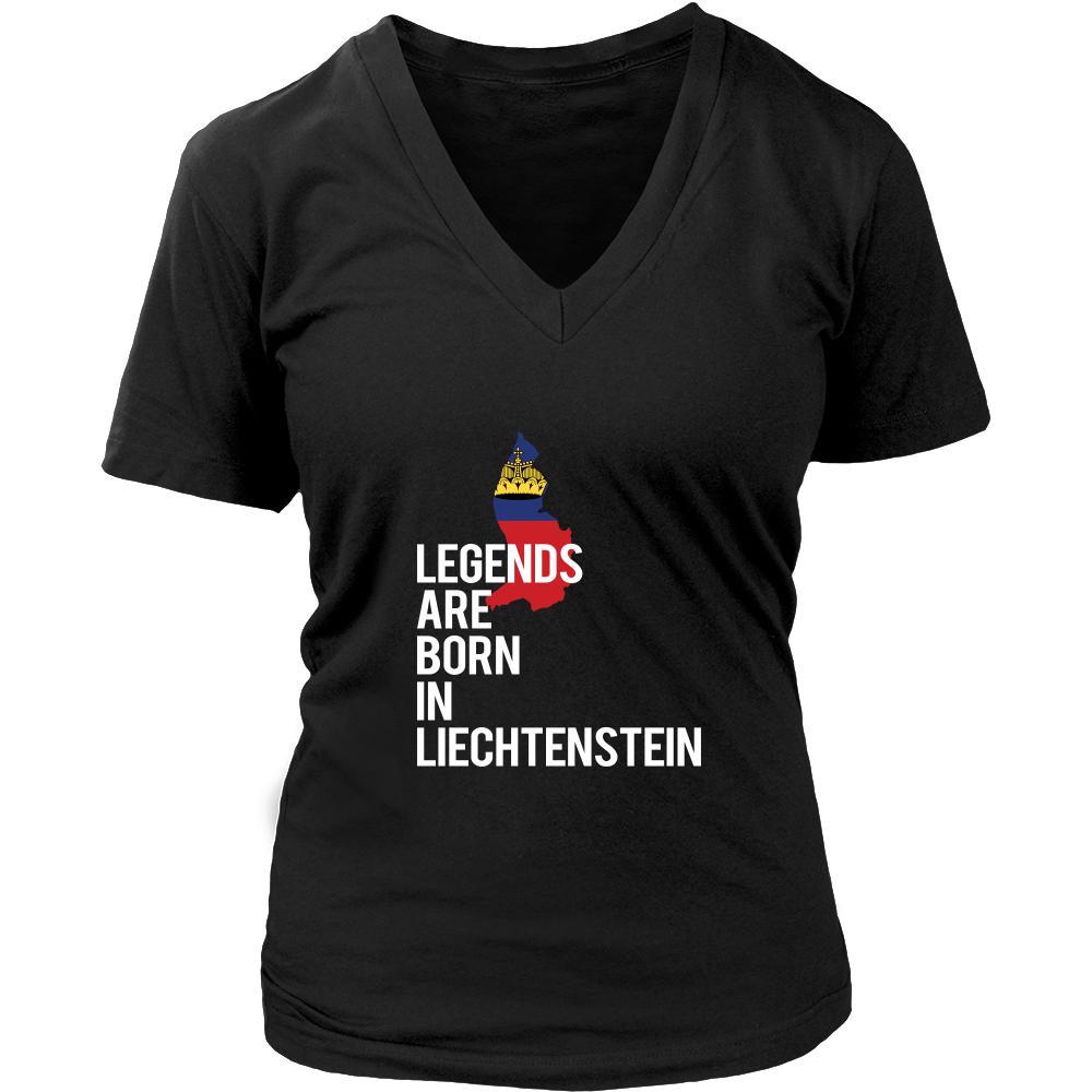 Liechtenstein Shirt - Legends are born in Liechtenstein - National Heritage Gift-T-shirt-Teelime | shirts-hoodies-mugs