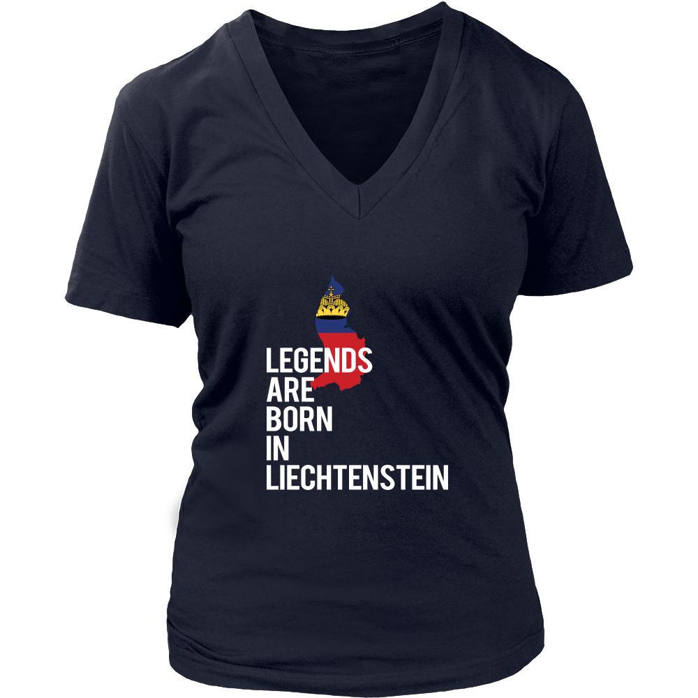 Liechtenstein Shirt - Legends are born in Liechtenstein - National Heritage Gift-T-shirt-Teelime | shirts-hoodies-mugs
