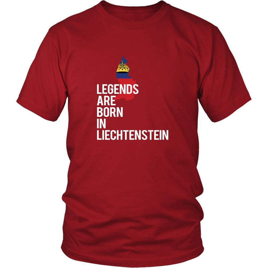 Liechtenstein Shirt - Legends are born in Liechtenstein - National Heritage Gift-T-shirt-Teelime | shirts-hoodies-mugs
