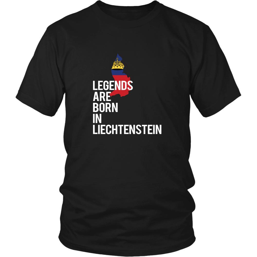 Liechtenstein Shirt - Legends are born in Liechtenstein - National Heritage Gift-T-shirt-Teelime | shirts-hoodies-mugs