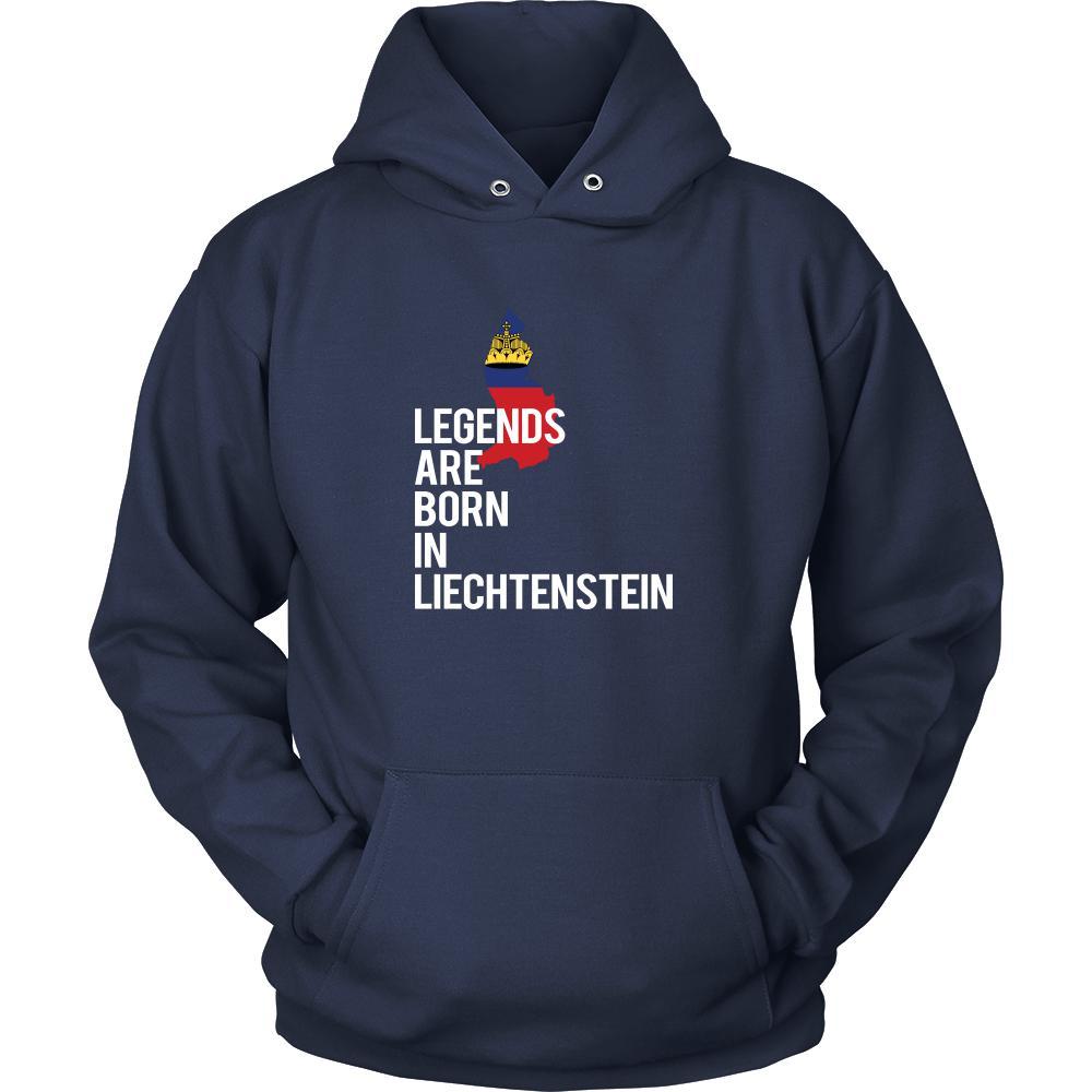 Liechtenstein Shirt - Legends are born in Liechtenstein - National Heritage Gift-T-shirt-Teelime | shirts-hoodies-mugs