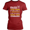 Lineman Shirt - Raise your hand if you love Lineman, if not raise your standards - Profession Gift-T-shirt-Teelime | shirts-hoodies-mugs