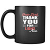 Lion Dear Lord, thank you for Lions Amen. 11oz Black Mug-Drinkware-Teelime | shirts-hoodies-mugs