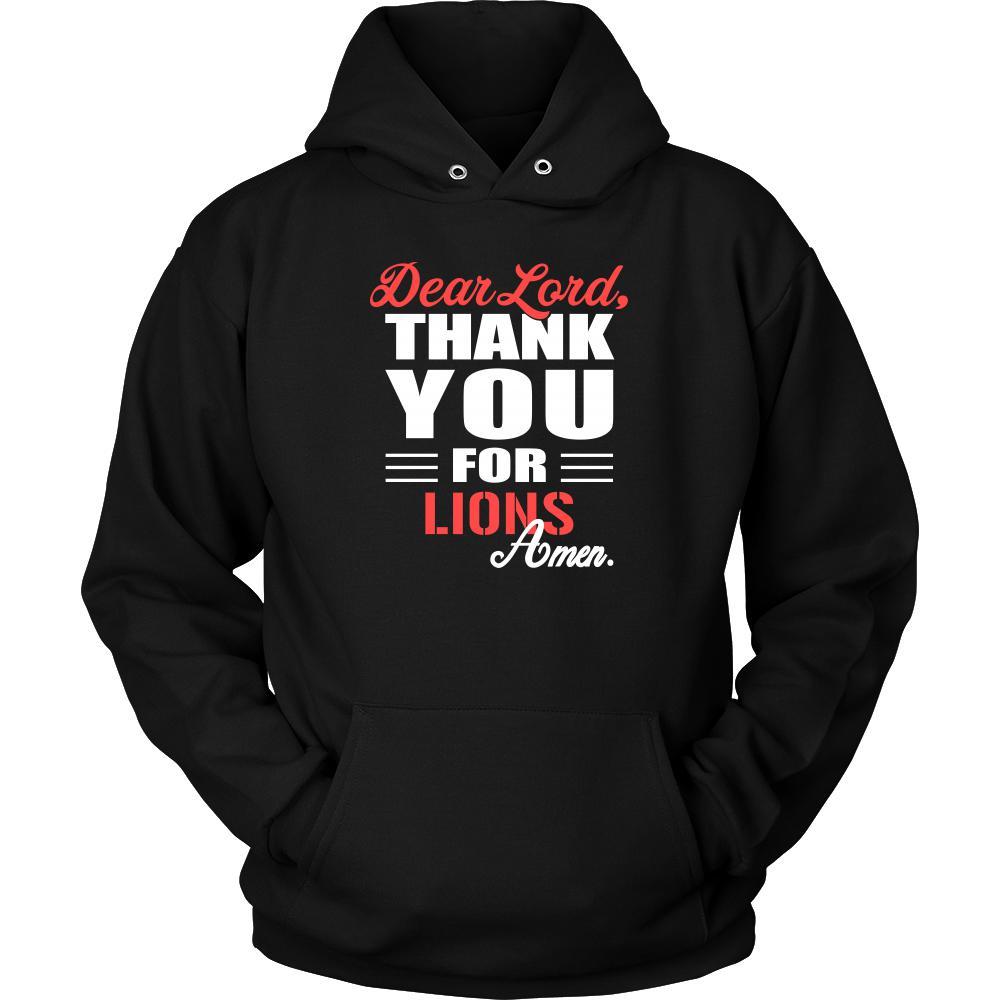 Lion Shirt - Dear Lord, thank you for Lion Amen- Pets-T-shirt-Teelime | shirts-hoodies-mugs