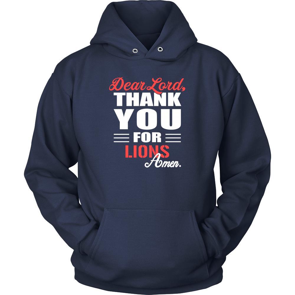 Lion Shirt - Dear Lord, thank you for Lion Amen- Pets-T-shirt-Teelime | shirts-hoodies-mugs