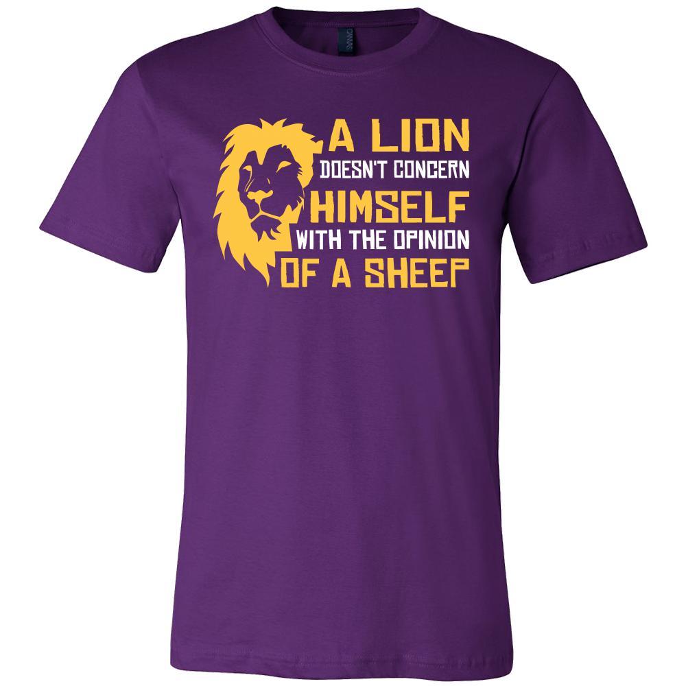 Lion Shirt - Opinion of Sheep - Animal Lover Gift-T-shirt-Teelime | shirts-hoodies-mugs