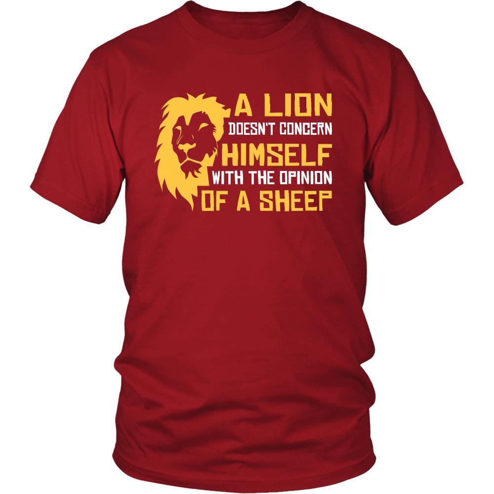 Lion Shirt - Opinion of Sheep - Animal Lover Gift-T-shirt-Teelime | shirts-hoodies-mugs