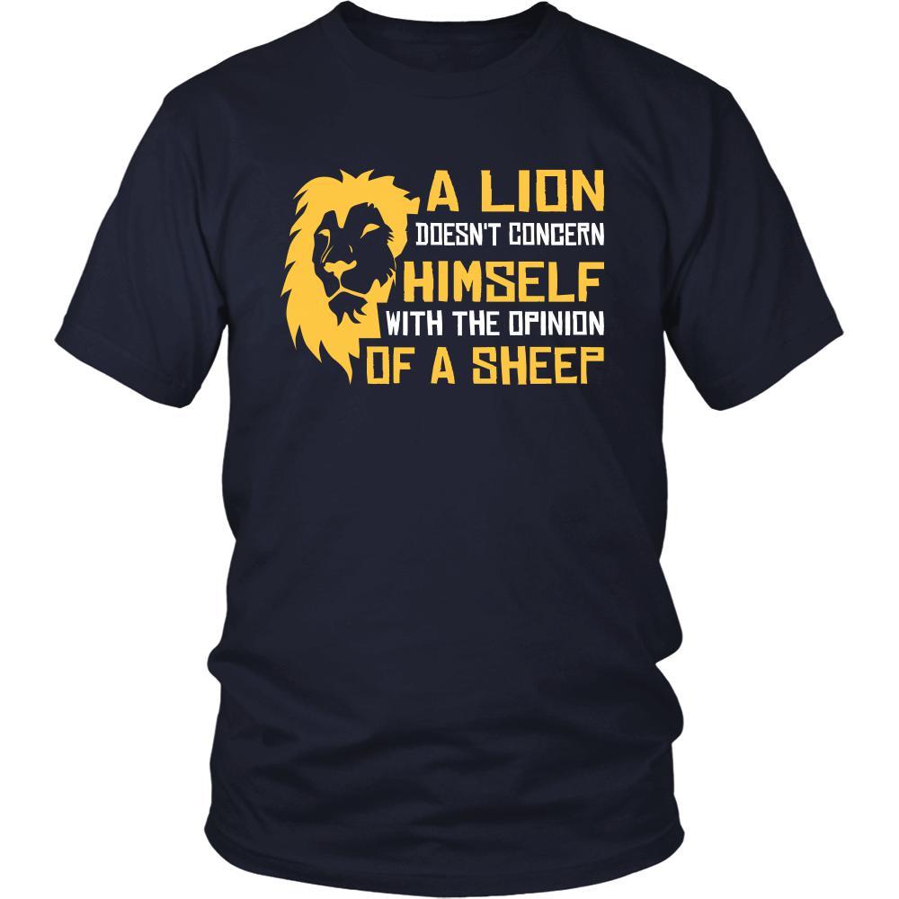Lion Shirt - Opinion of Sheep - Animal Lover Gift-T-shirt-Teelime | shirts-hoodies-mugs