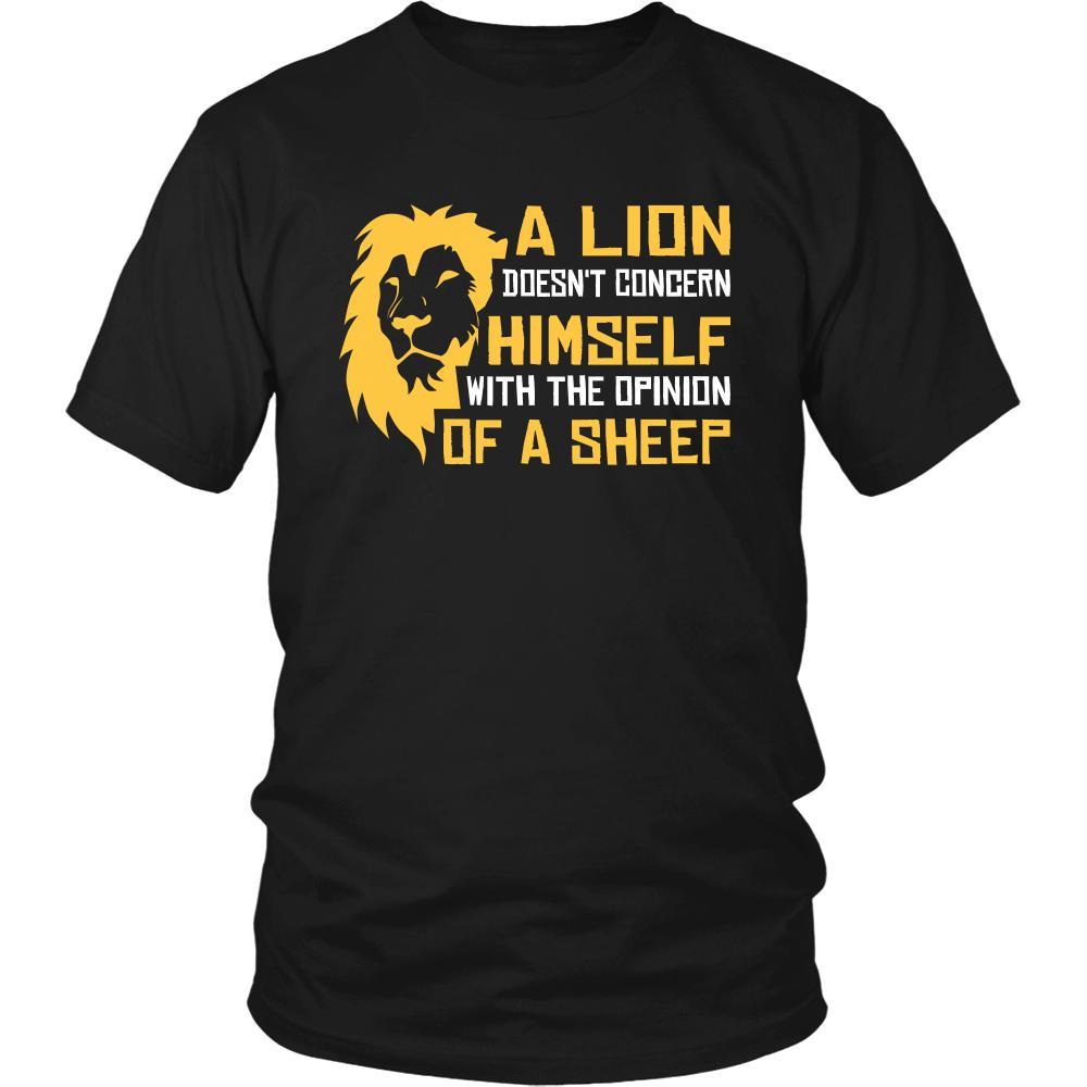Lion Shirt - Opinion of Sheep - Animal Lover Gift-T-shirt-Teelime | shirts-hoodies-mugs