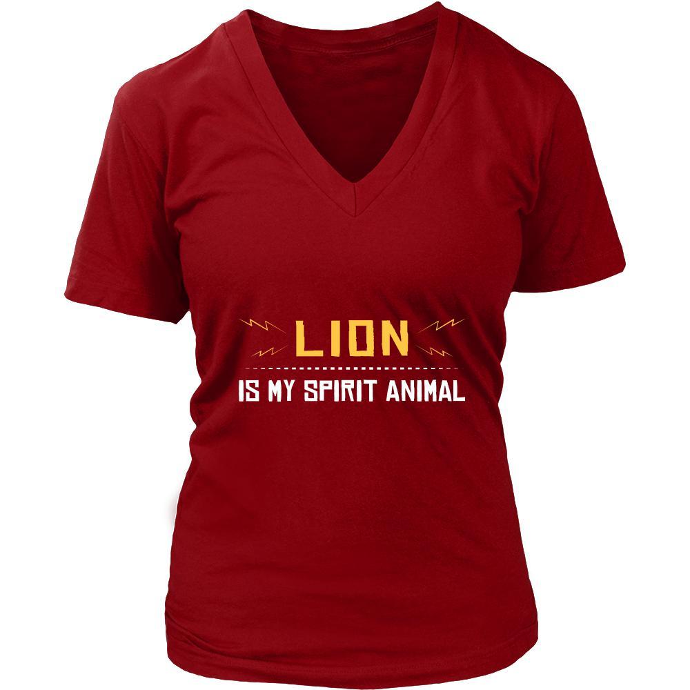 Lion Shirt - Spirit Animal - Animal Lover Gift-T-shirt-Teelime | shirts-hoodies-mugs