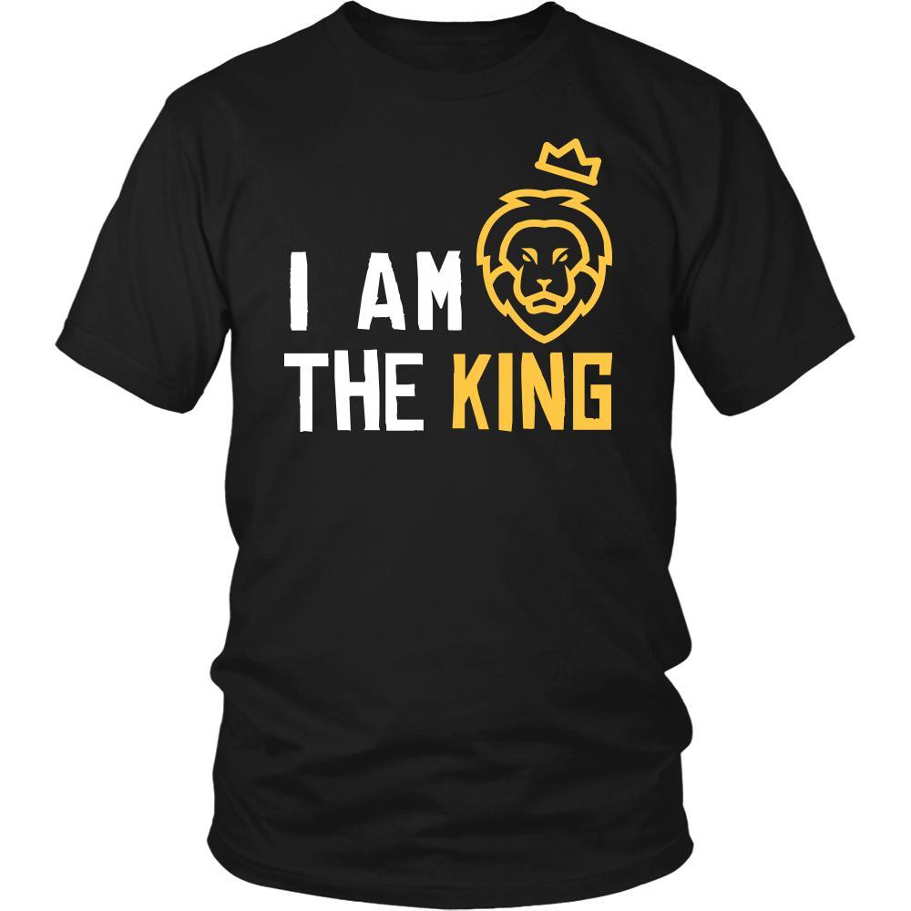Lion Shirt - The King - Animal Lover Gift-T-shirt-Teelime | shirts-hoodies-mugs