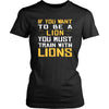 Lion Shirt - Train With Lions - Animal Lover Gift-T-shirt-Teelime | shirts-hoodies-mugs