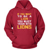 Lion Shirt - Train With Lions - Animal Lover Gift-T-shirt-Teelime | shirts-hoodies-mugs