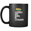 Lithuania Legends are born in Lithuania 11oz Black Mug-Drinkware-Teelime | shirts-hoodies-mugs
