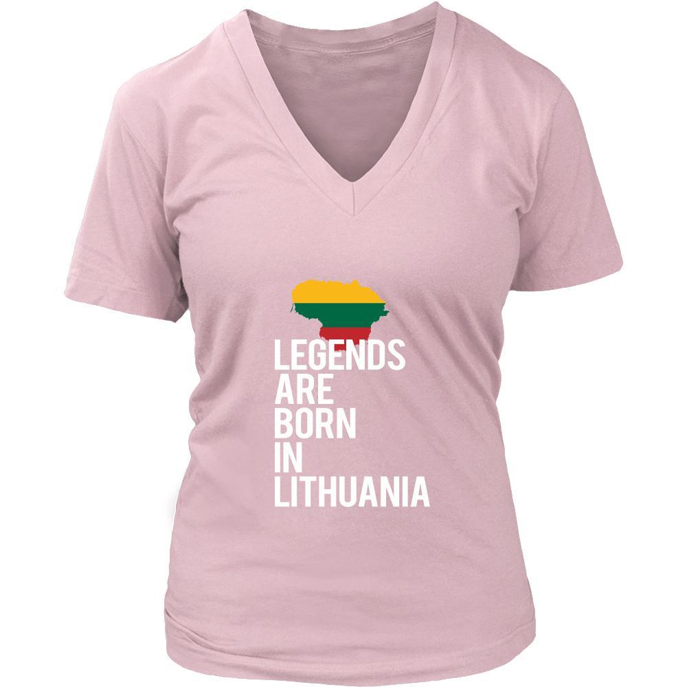 Lithuania Shirt - Legends are born in Lithuania - National Heritage Gift-T-shirt-Teelime | shirts-hoodies-mugs