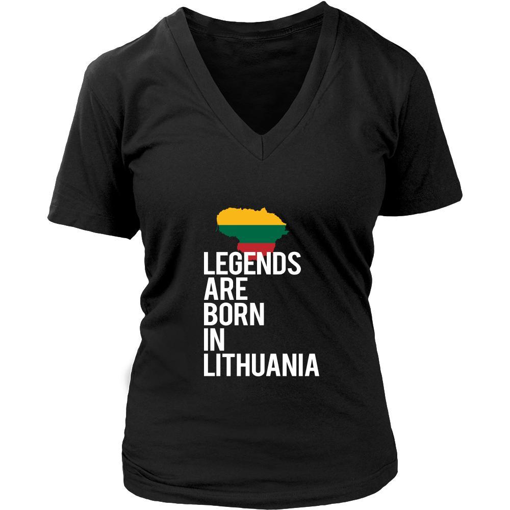 Lithuania Shirt - Legends are born in Lithuania - National Heritage Gift-T-shirt-Teelime | shirts-hoodies-mugs