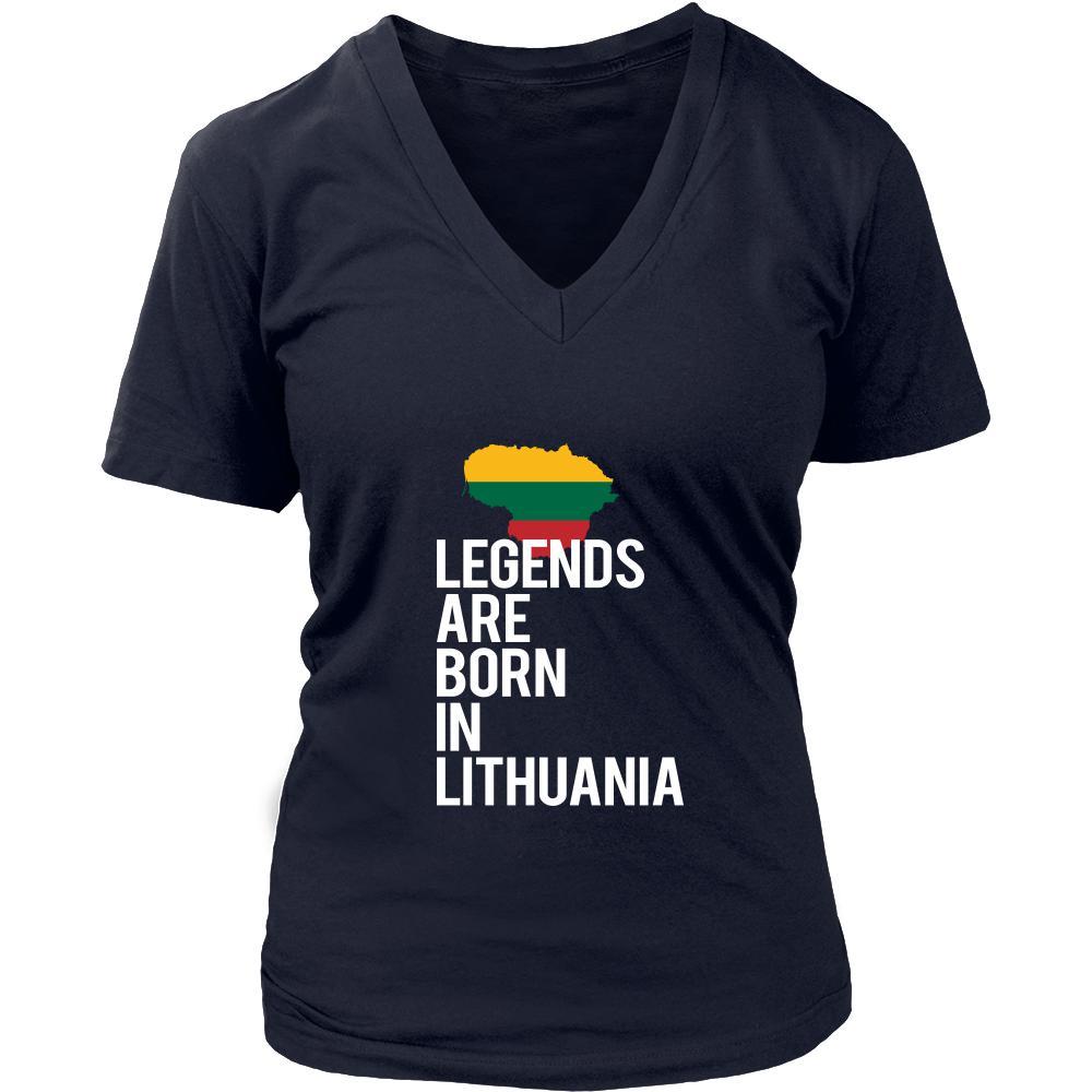 Lithuania Shirt - Legends are born in Lithuania - National Heritage Gift-T-shirt-Teelime | shirts-hoodies-mugs