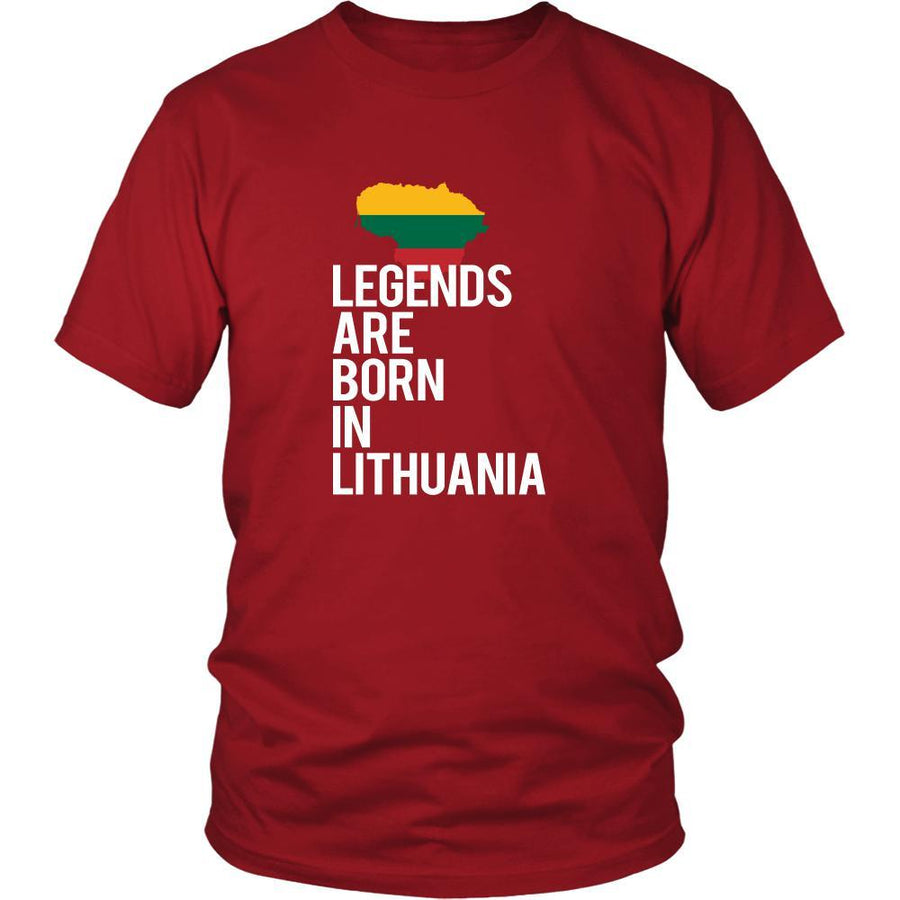 Lithuania Shirt - Legends are born in Lithuania - National Heritage Gift-T-shirt-Teelime | shirts-hoodies-mugs