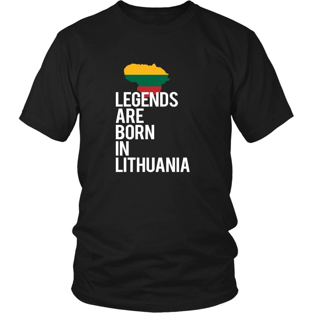 Lithuania Shirt - Legends are born in Lithuania - National Heritage Gift-T-shirt-Teelime | shirts-hoodies-mugs