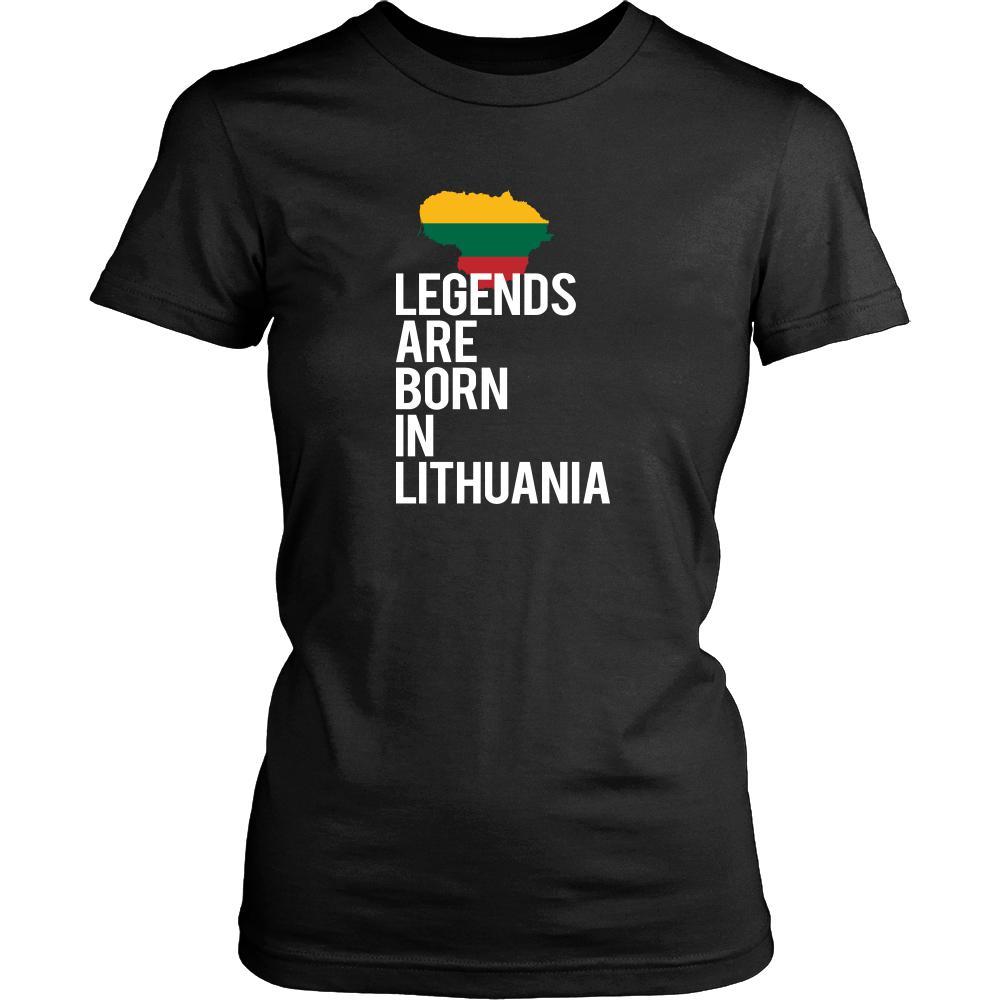Lithuania Shirt - Legends are born in Lithuania - National Heritage Gift-T-shirt-Teelime | shirts-hoodies-mugs