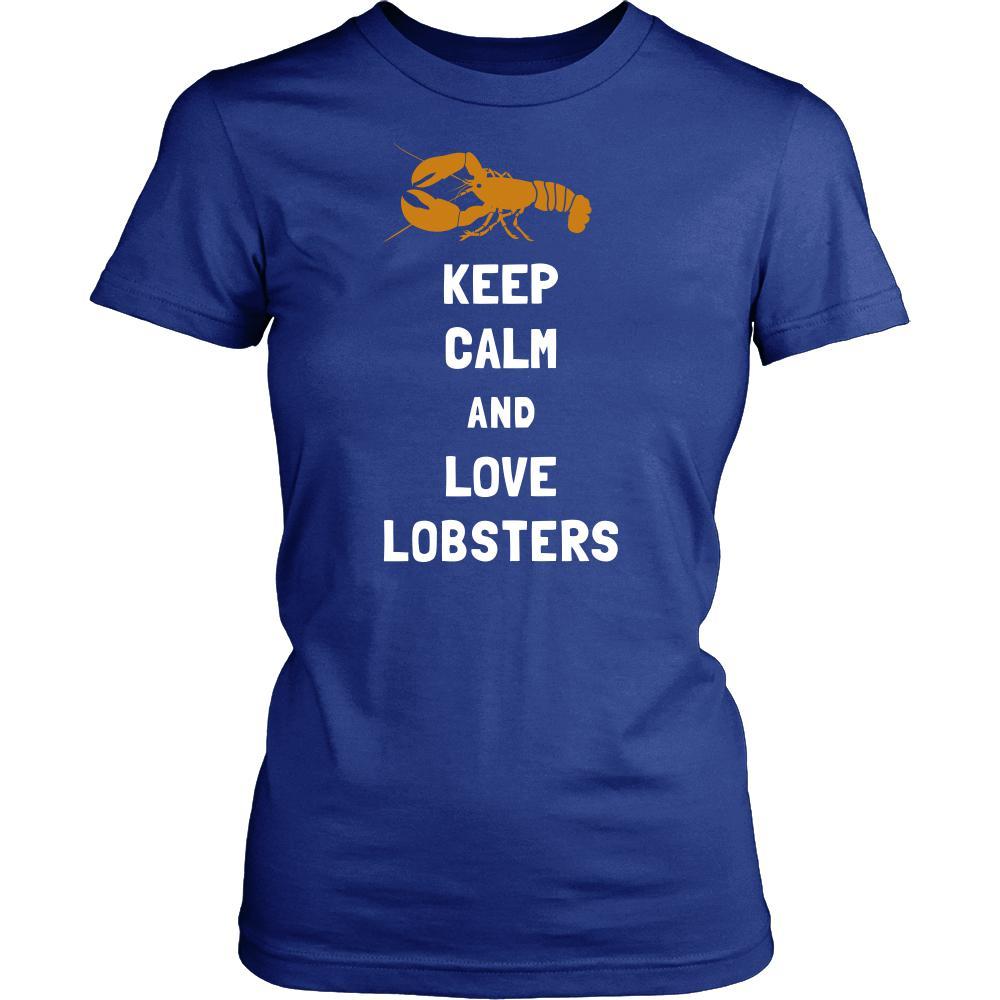 Lobster Shirt - Keep Calm - Animal Lover Gift-T-shirt-Teelime | shirts-hoodies-mugs