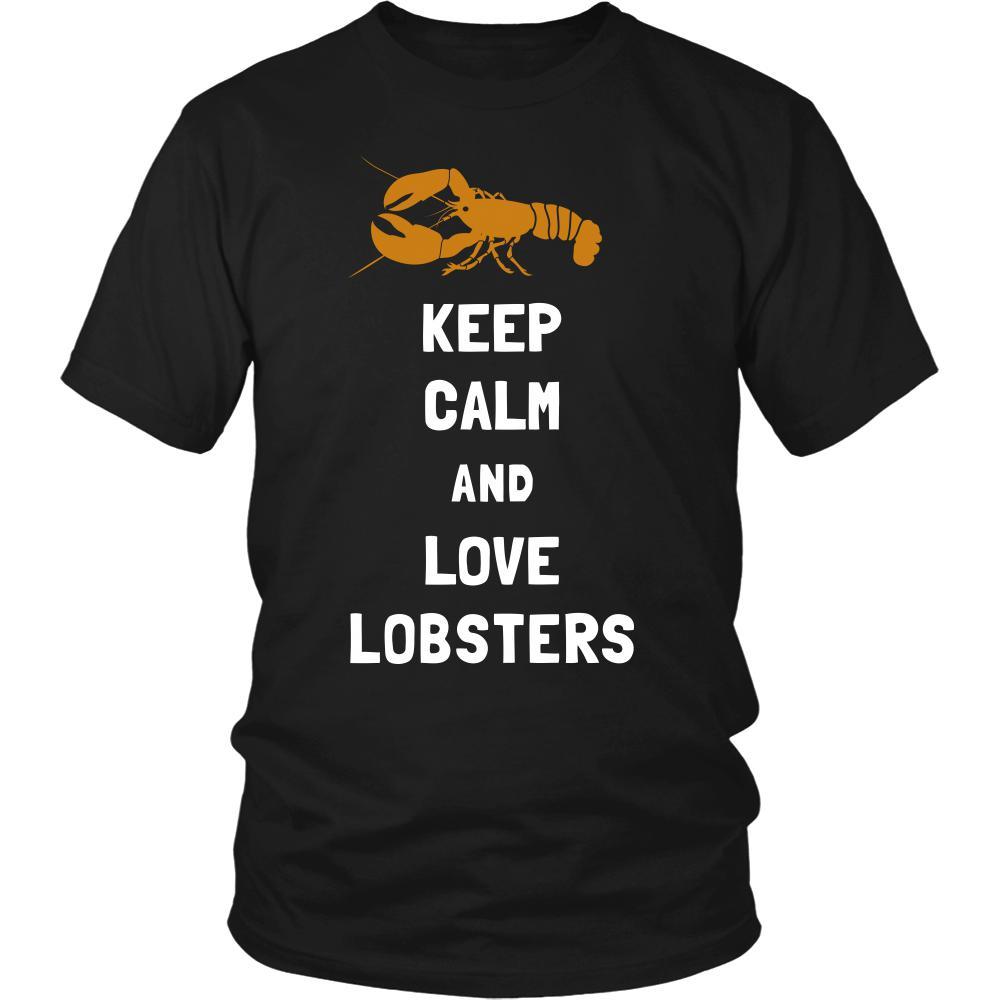 Lobster Shirt - Keep Calm - Animal Lover Gift-T-shirt-Teelime | shirts-hoodies-mugs