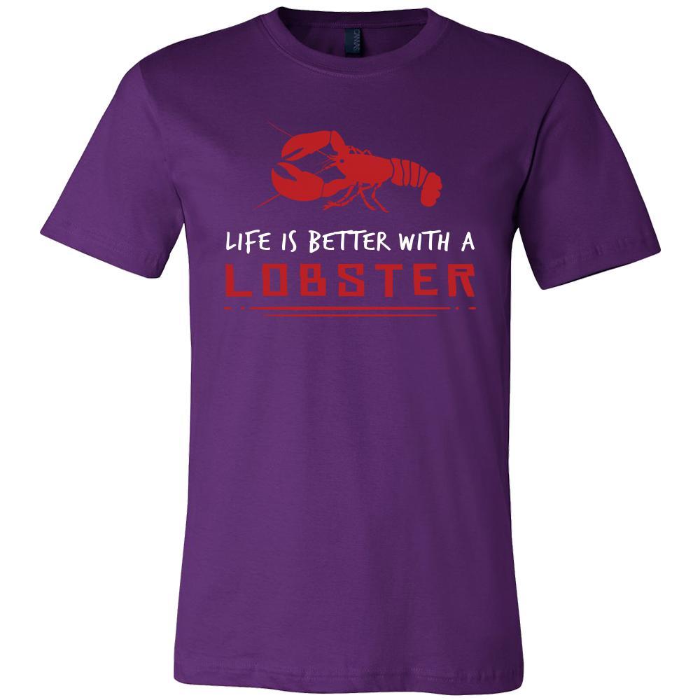 Lobster Shirt - Life is Better - Animal Lover Gift-T-shirt-Teelime | shirts-hoodies-mugs