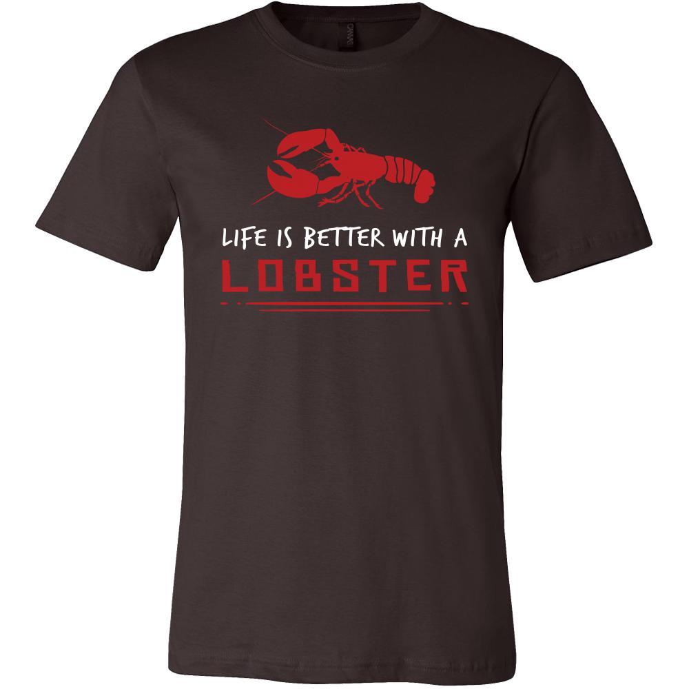 Lobster Shirt - Life is Better - Animal Lover Gift-T-shirt-Teelime | shirts-hoodies-mugs