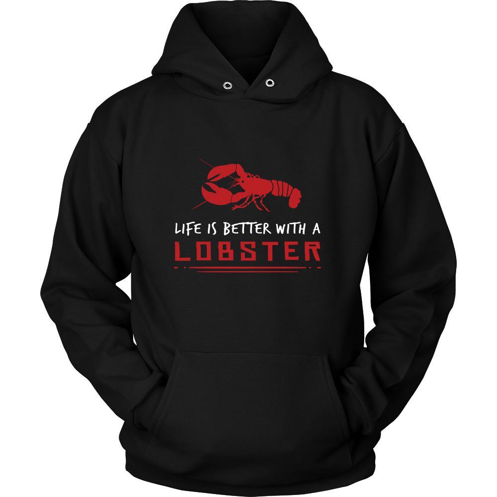 Lobster Shirt - Life is Better - Animal Lover Gift-T-shirt-Teelime | shirts-hoodies-mugs