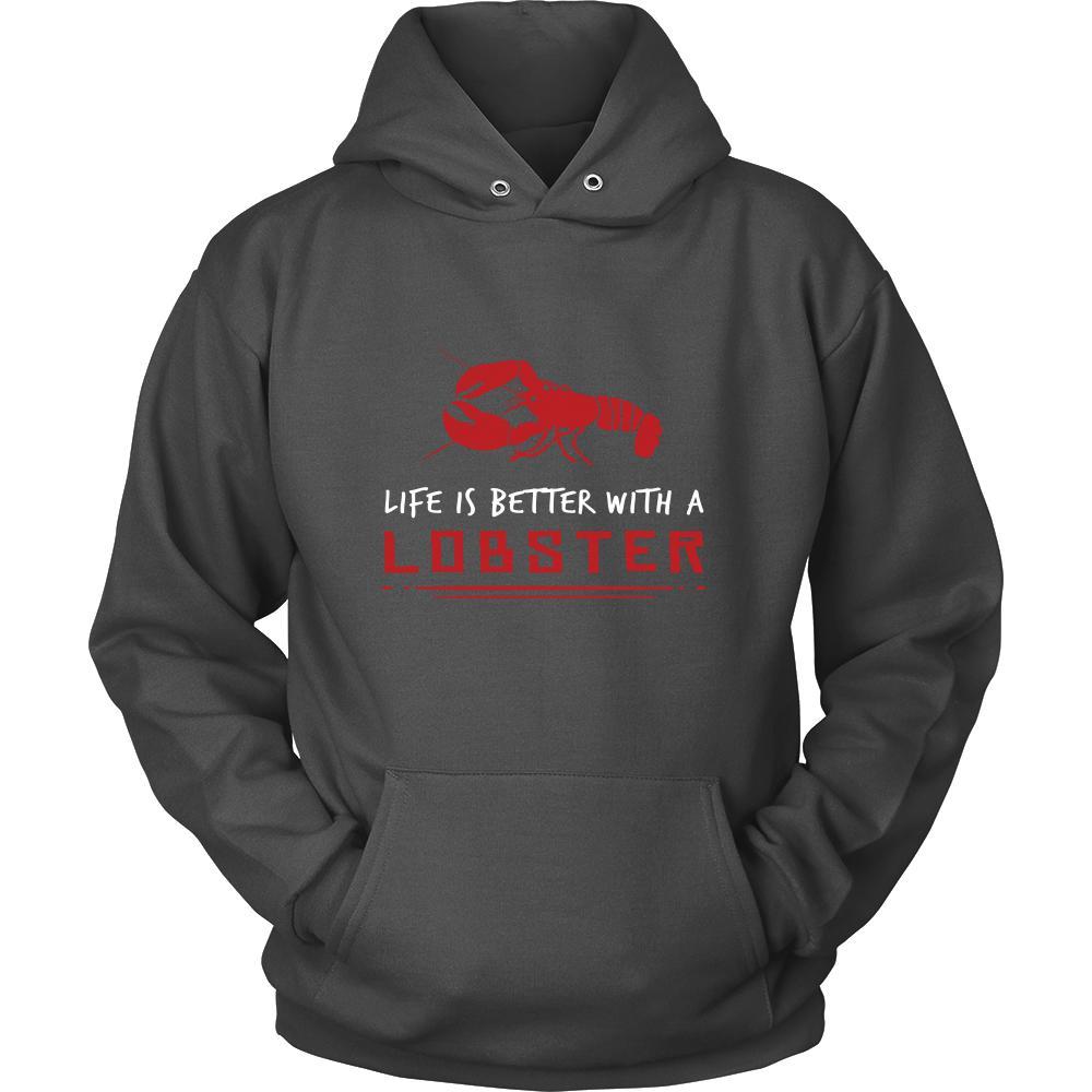 Lobster Shirt - Life is Better - Animal Lover Gift-T-shirt-Teelime | shirts-hoodies-mugs