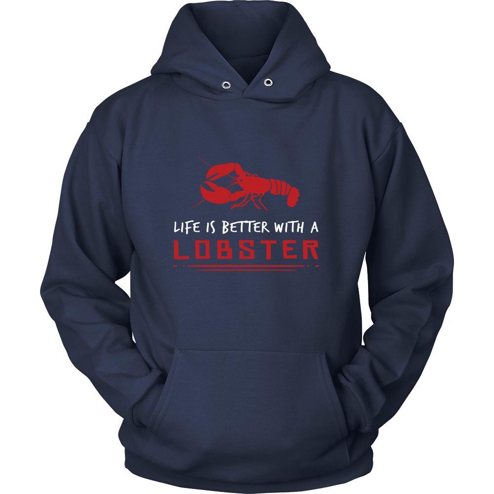 Lobster Shirt - Life is Better - Animal Lover Gift-T-shirt-Teelime | shirts-hoodies-mugs